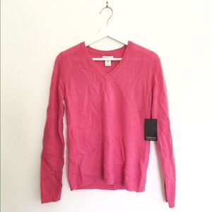 NWT Pink Cashmere Sweater
